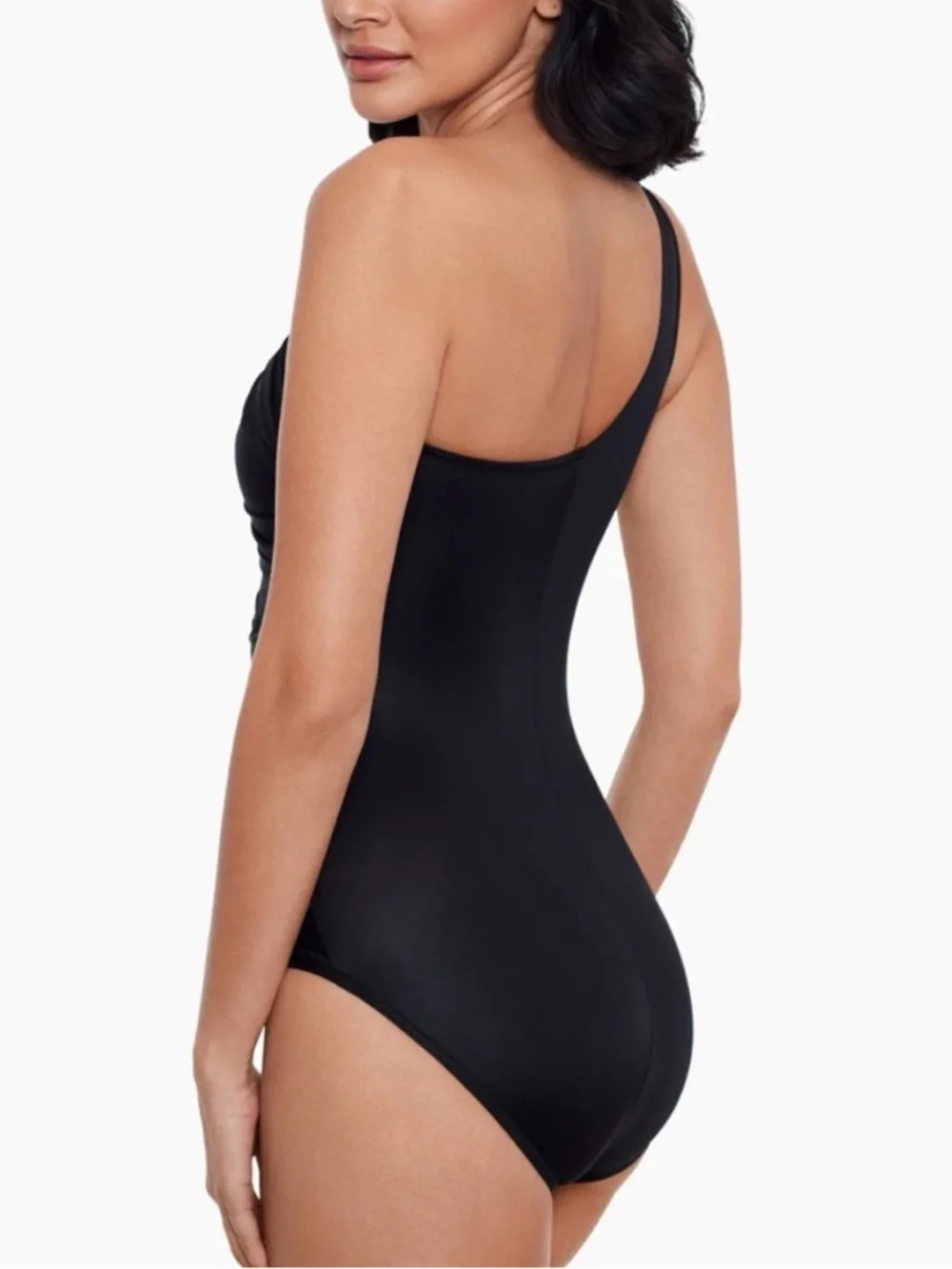 MiracleSuit Jena One-Piece Swimsuit Black Size 8 Vacation Resort Neutral - Picture 4 of 9